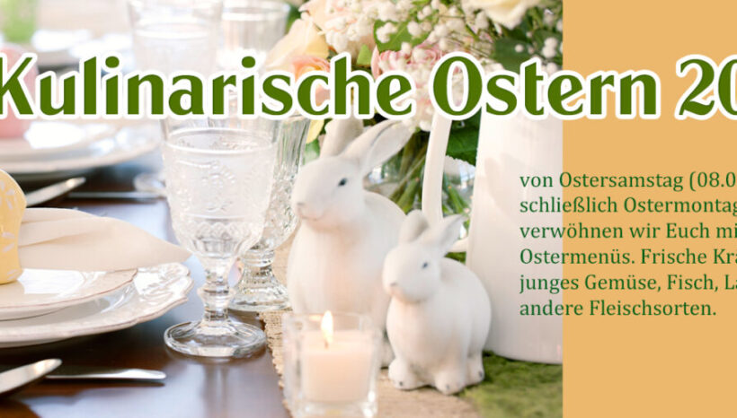 Kulinarische Ostern 2023