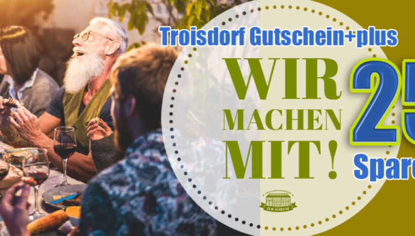 Troisdorf Gutschein+plus – WIR SIND DABEI!
