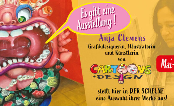 NEUE AUSSTELLUNG: Cartoons und Porträts