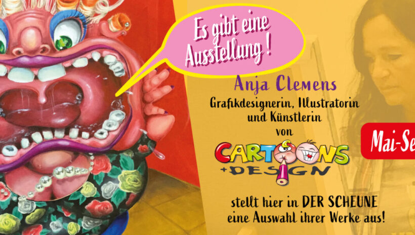 NEUE AUSSTELLUNG: Cartoons und Porträts