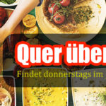 Quer über’n Tisch – Teilen macht glücklich!